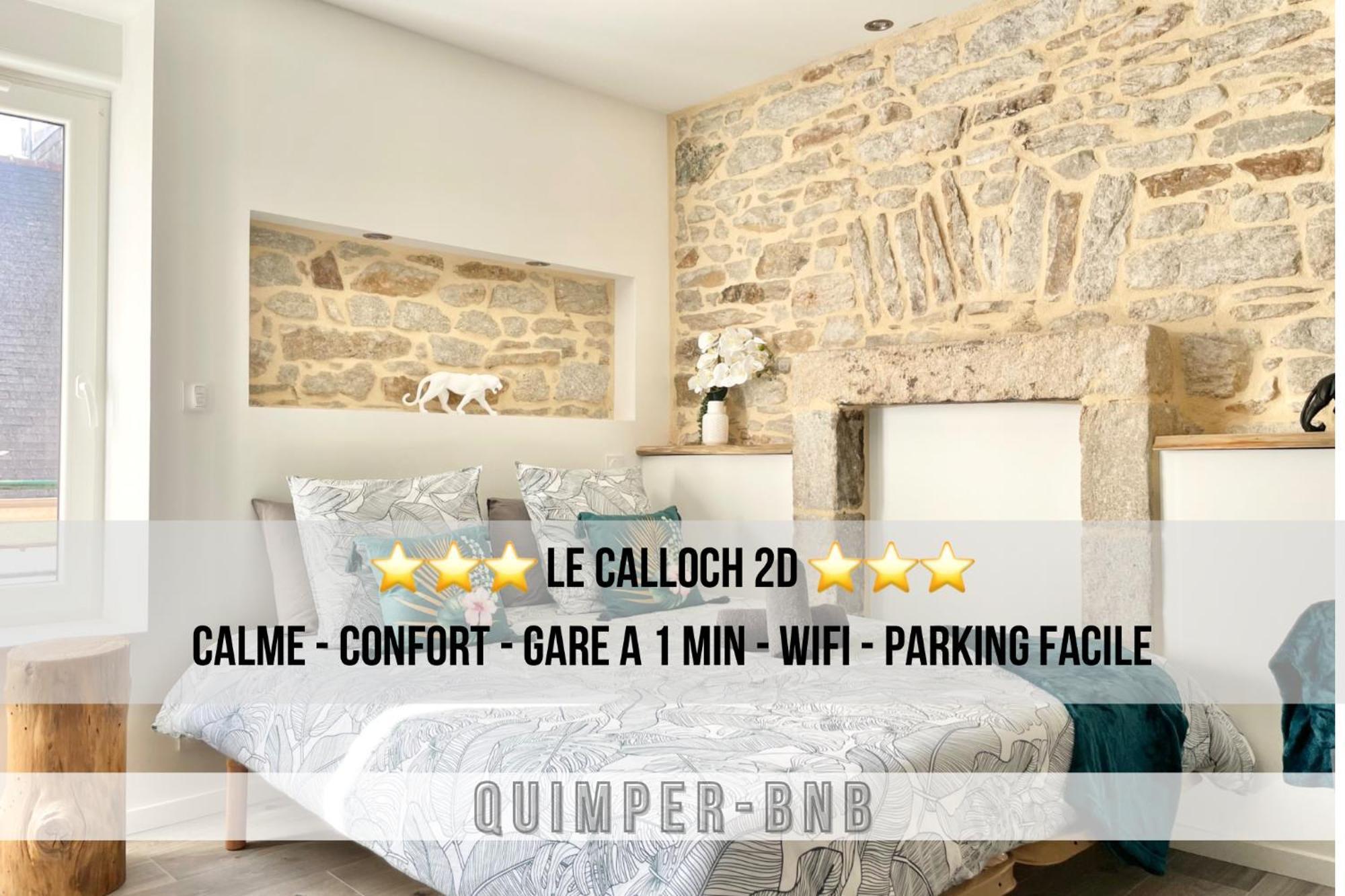 קמפר Le Calloch 2D - Studio 4 Etoiles - Quartier Gare - Wifi - Netflix מראה חיצוני תמונה