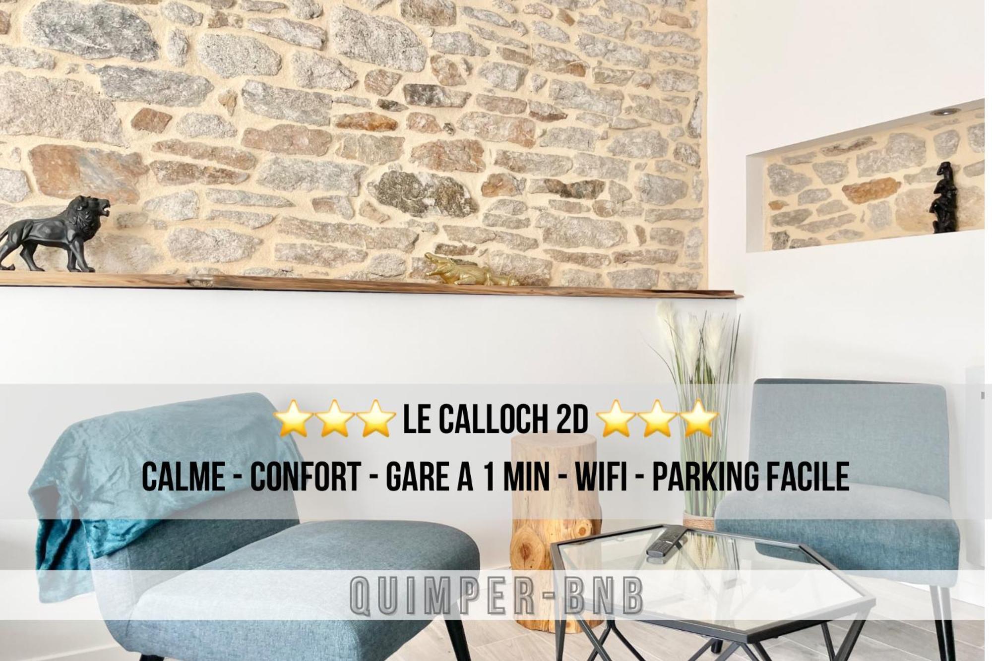 קמפר Le Calloch 2D - Studio 4 Etoiles - Quartier Gare - Wifi - Netflix מראה חיצוני תמונה