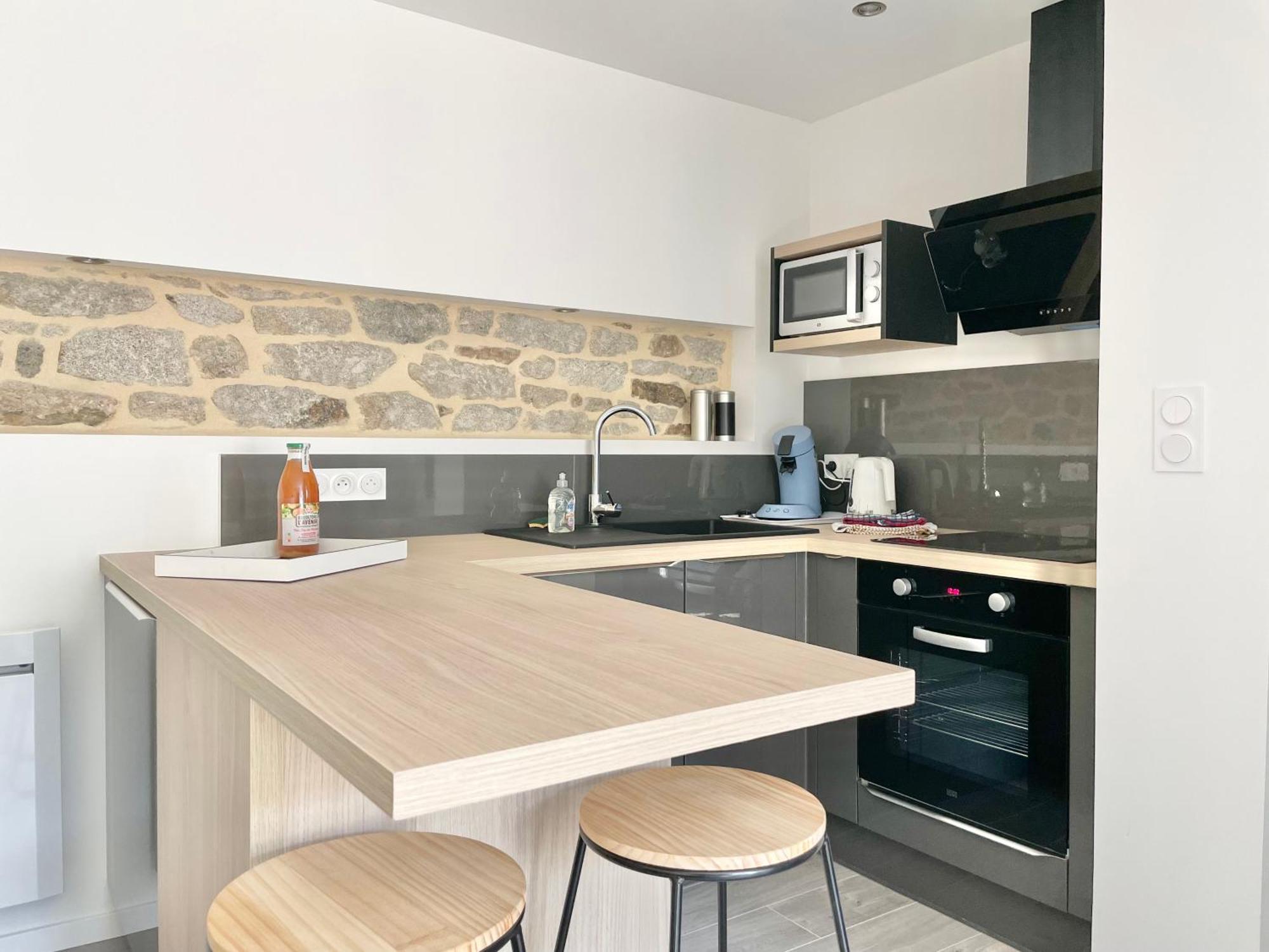 קמפר Le Calloch 2D - Studio 4 Etoiles - Quartier Gare - Wifi - Netflix מראה חיצוני תמונה