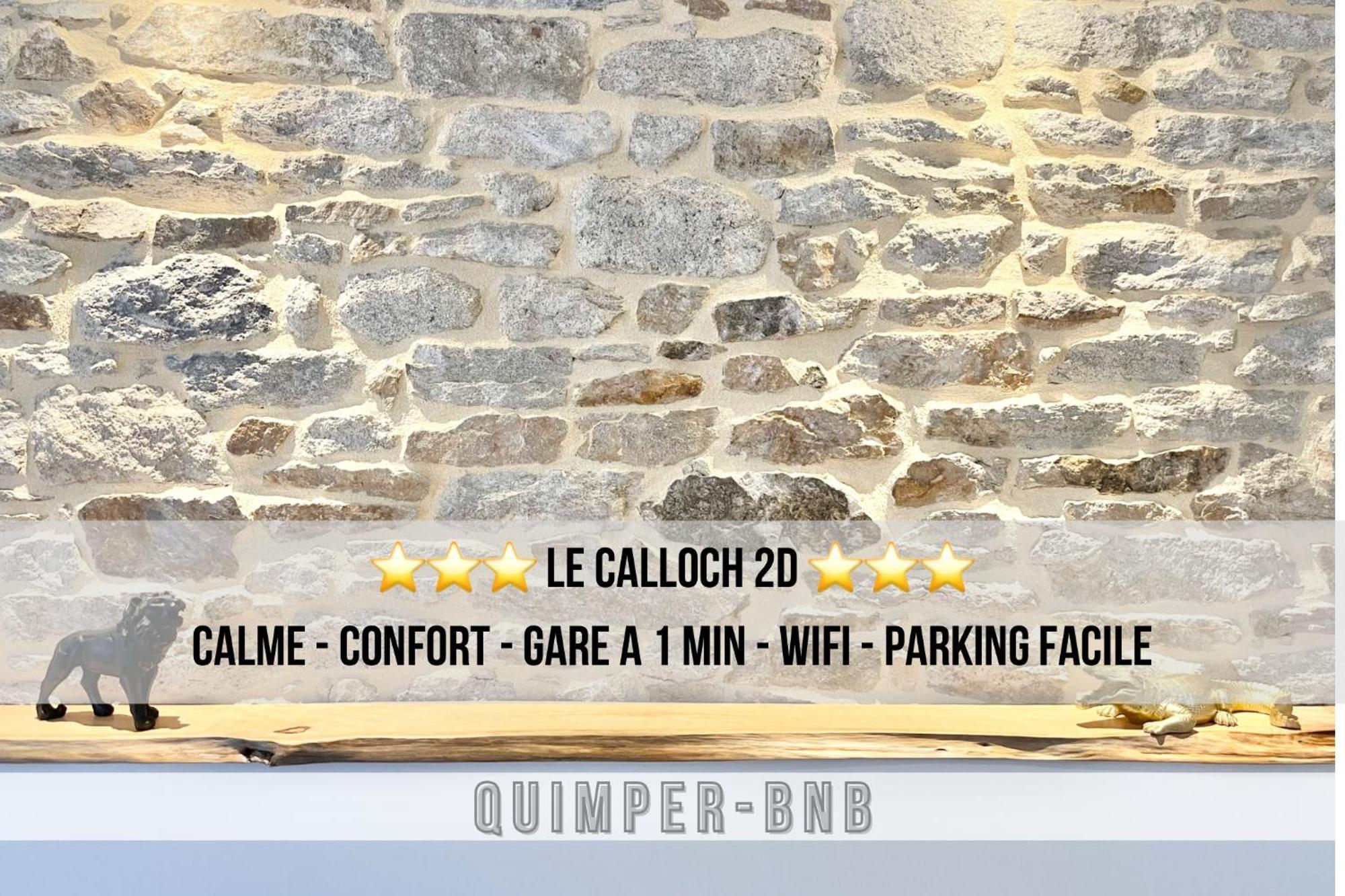 קמפר Le Calloch 2D - Studio 4 Etoiles - Quartier Gare - Wifi - Netflix מראה חיצוני תמונה